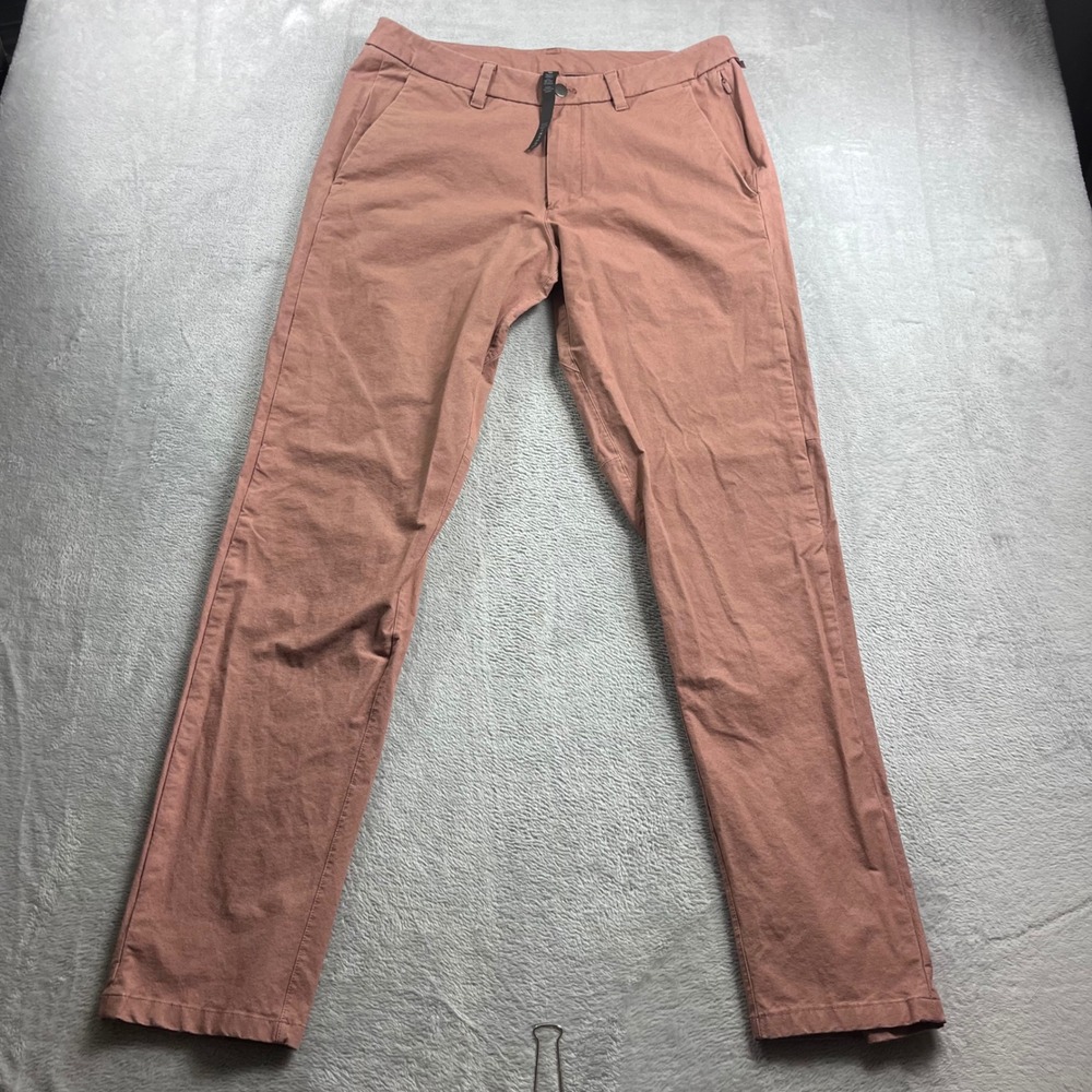 Lululemon Commission Pant Slim Fit 33 Mauve Rose Chino Trousers LM5ACNS